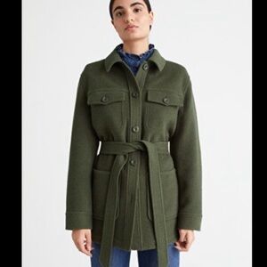 & Other Stories Belted Overshirt Jacket (Shacket)